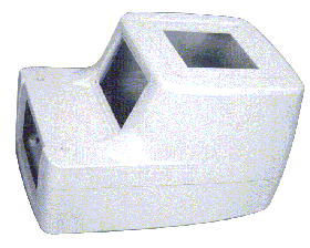 プラスチック　圧空成形品　光学機ハウジング1